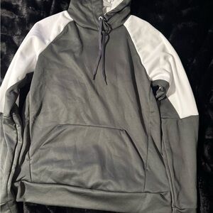 Holloway Gray and White Ladies Hoodie